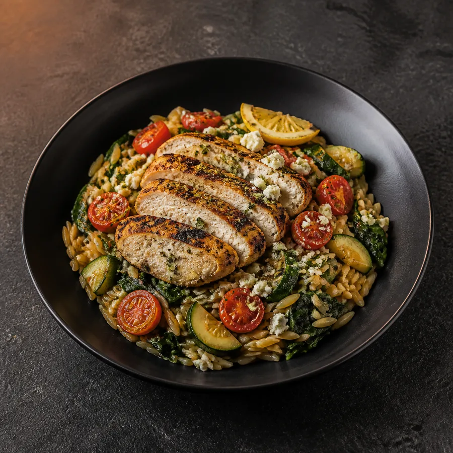 Greek Lemon Chicken Orzo